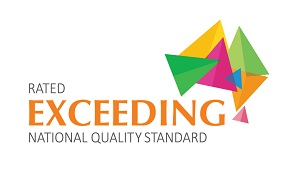 Exceeding rating logo