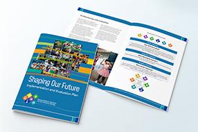 Shaping our Future blue report cover