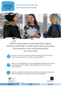 Out of Scope services - Governance and leadership poster