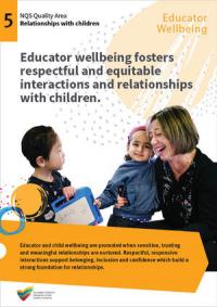 Thumbnail image of Educator wellbeing poster – Quality Area 5