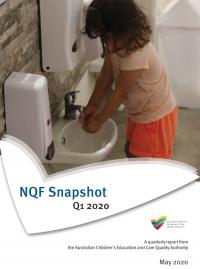 NQF Snapshot Q1 May 2020 - A cover image with a girl washing her hands