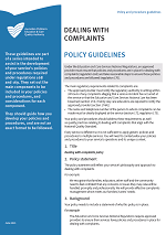 Dealing with complaints policy and procedure guidelines cover image