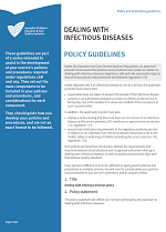 Dealing with infectious diseases policy and procedure guidelines cover image