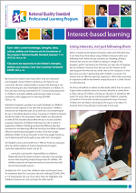 NQS PLP e-Newsletter: Interest-based learning cover thumbnail image