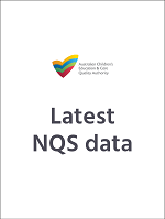 Latest NQS data thumbnail image featuring the ACECQA logo