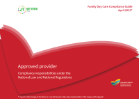 Family day care approved provider compliance responsibilities